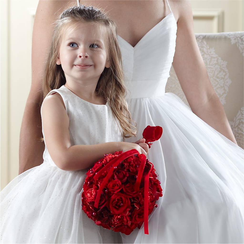 Pure at Heart Flower Girl Arrangement – Fleuriste Rive Sud, Longueuil PQ