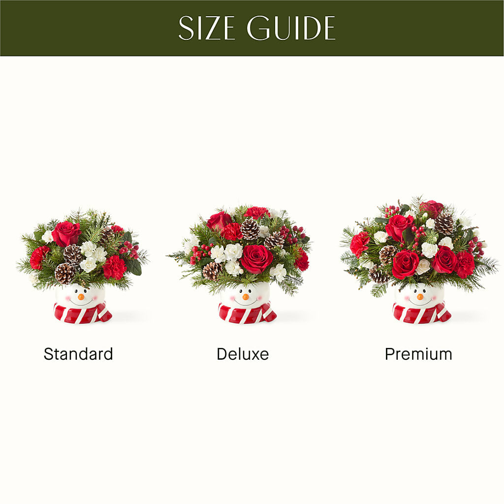 Jolly Snowman Bouquet –  Fleuriste Rive Sud, Longueuil PQ