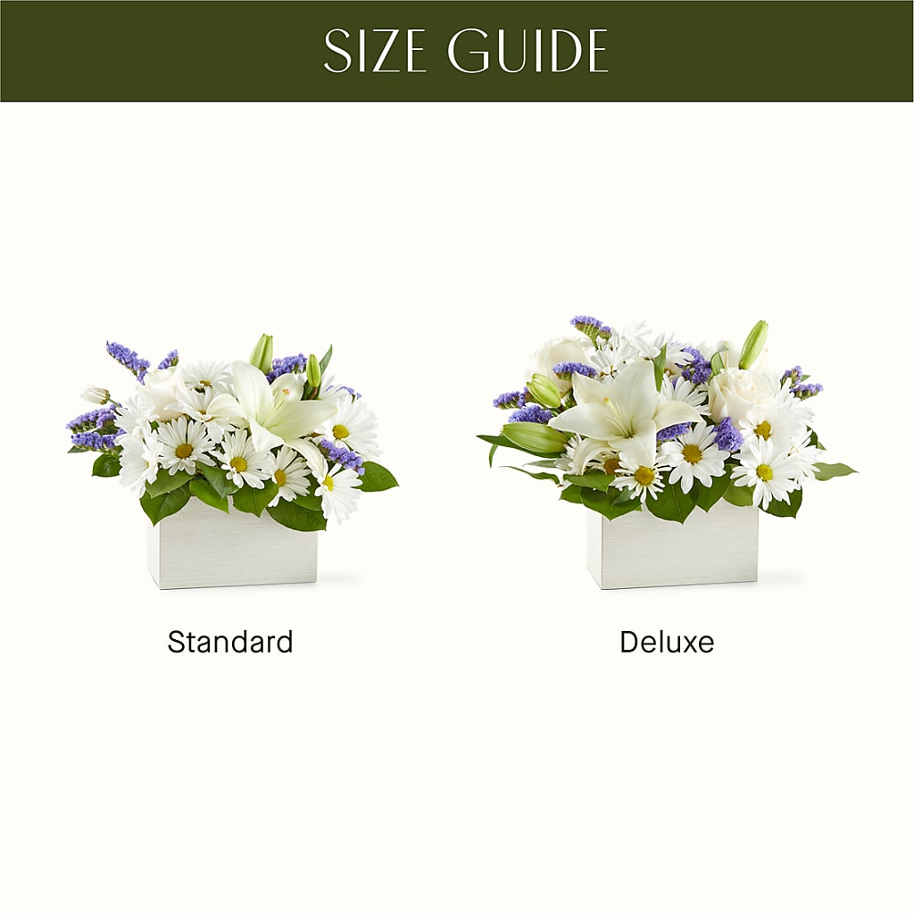 Beyond Blue Box Bouquet –  Fleuriste Rive Sud, Longueuil PQ