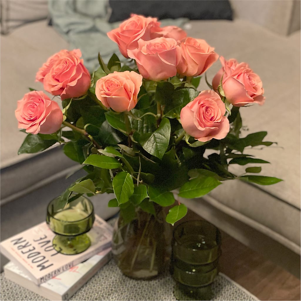 Long Stem Pink Rose Bouquet –  Fleuriste Rive Sud, Longueuil PQ