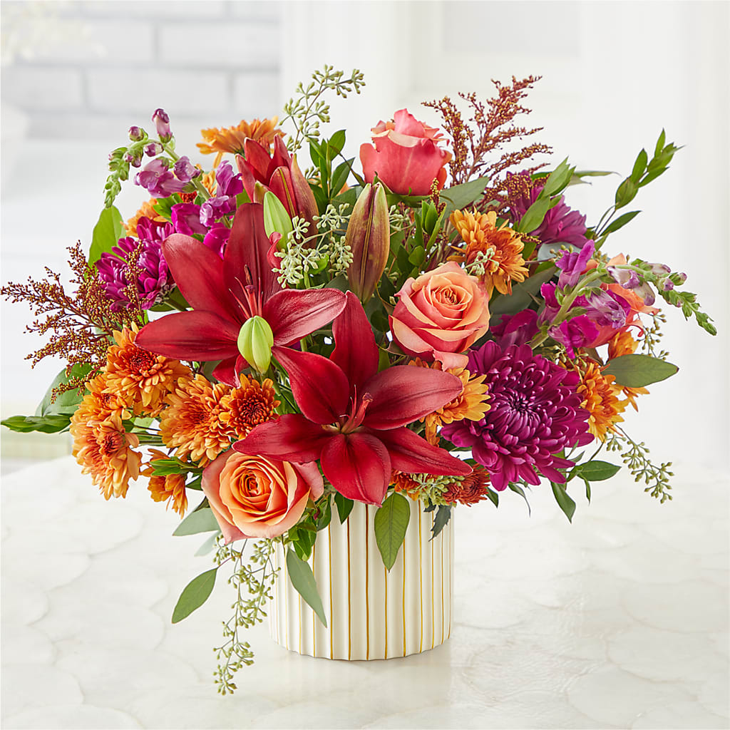 Burgundy Landscape Bouquet –  Fleuriste Rive Sud, Longueuil PQ