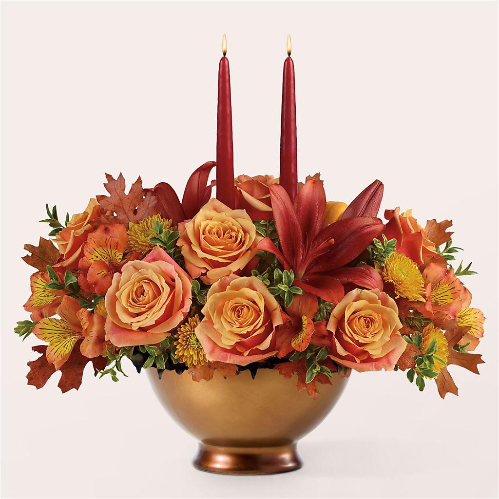 Harvest Table Centerpiece –  Fleuriste Rive Sud, Longueuil PQ