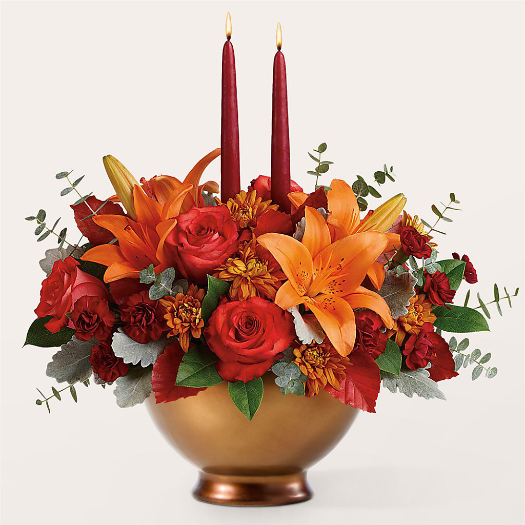 Fruits of Fall Centerpiece –  Fleuriste Rive Sud, Longueuil PQ