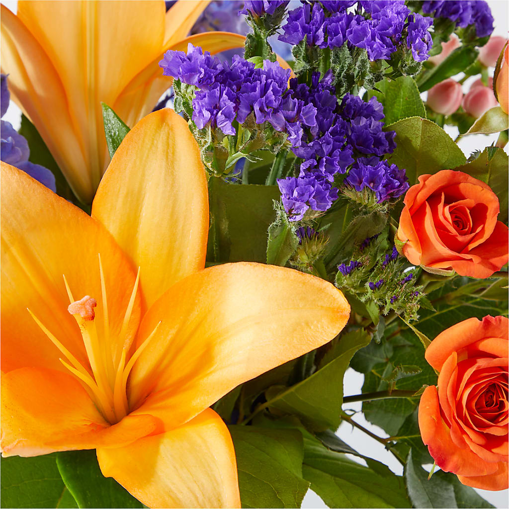 Radiant Citrus Bouquet –  Fleuriste Rive Sud, Longueuil PQ