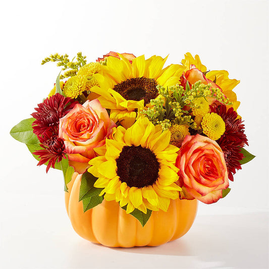Golden Gourd Pumpkin Bouquet –  Fleuriste Rive Sud, Longueuil PQ