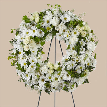 Faithful Wishes Wreath –  Fleuriste Rive Sud, Longueuil PQ