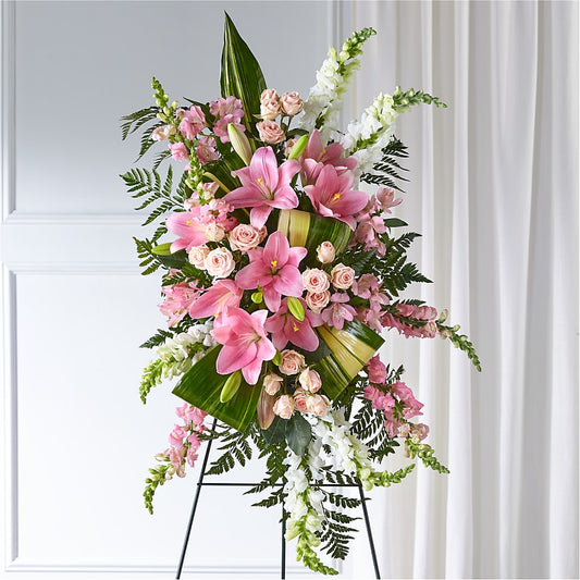 Elegant Embrace Standing Spray –  Fleuriste Rive Sud, Longueuil PQ