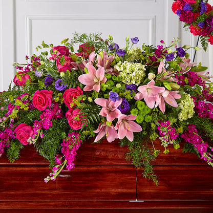 Radiant Tribute Casket Spray –  Fleuriste Rive Sud, Longueuil PQ