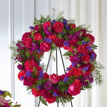 Calming Colors Wreath –  Fleuriste Rive Sud, Longueuil PQ