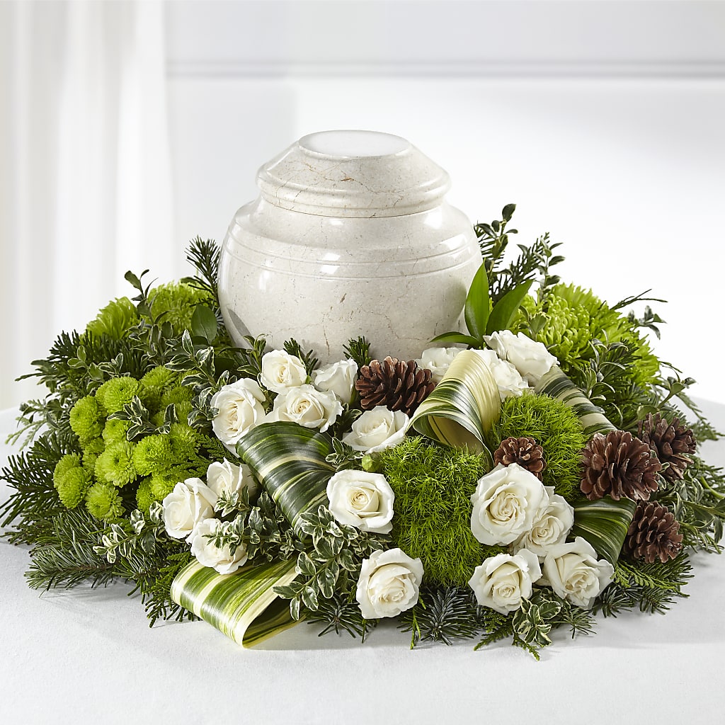 Precious Evergreen Cremation Adornment –  Fleuriste Rive Sud, Longueuil PQ