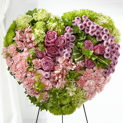 Heartwarming Standing Heart –  Fleuriste Rive Sud, Longueuil PQ