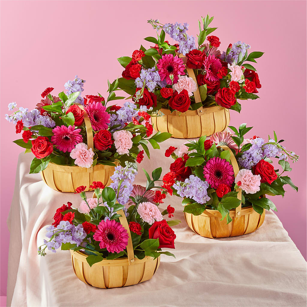 Pink Picnic Basket –  Fleuriste Rive Sud, Longueuil PQ