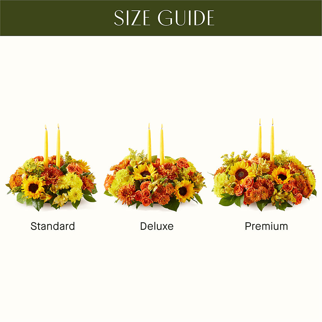 Autumn Harmony Centerpiece –  Fleuriste Rive Sud, Longueuil PQ