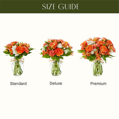 Apricot Glow Bouquet –  Fleuriste Rive Sud, Longueuil PQ