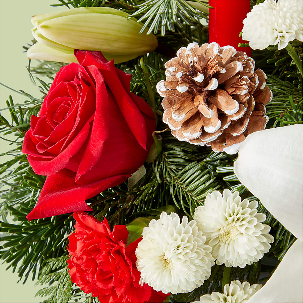 Seasonal Festivities Centerpiece –  Fleuriste Rive Sud, Longueuil PQ