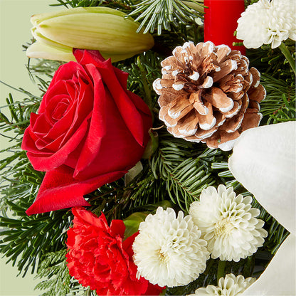 Seasonal Festivities Centerpiece –  Fleuriste Rive Sud, Longueuil PQ