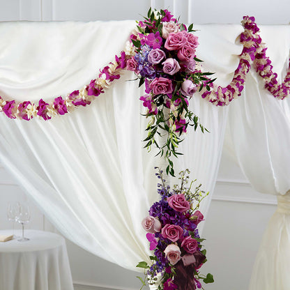 Color & Light Chuppah Decor –  Fleuriste Rive Sud, Longueuil PQ